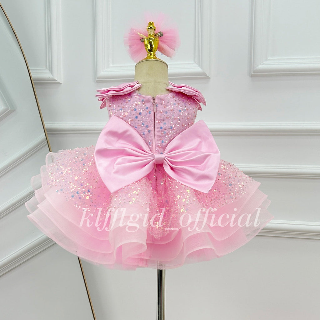 Baby & Girls' Glamorous Birthday Party Dress | KLFFIGID