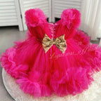 New Sleeveless Baby Birthday Party Fluffy Dress | KLFFIGID