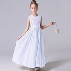 Elegant Childhood Dreamy Dress A Fairy-like Princess Dress Minimal Pleated Design Fresh and Elegant