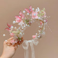Sparkling Princess Floral Headband Sparkling Garden Hair Accessories