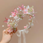 Sparkling Princess Floral Headband Sparkling Garden Hair Accessories