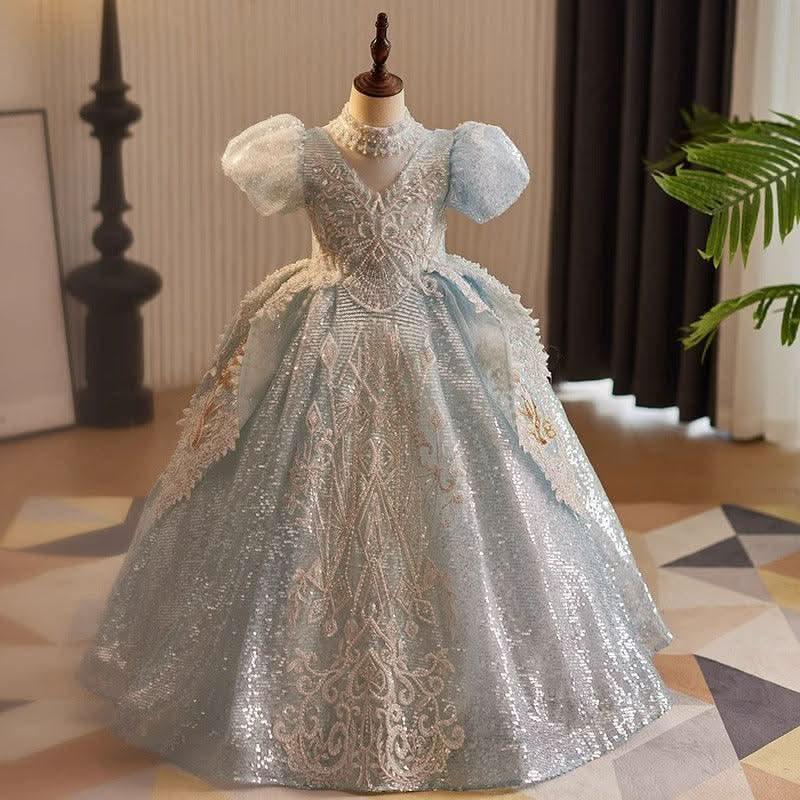 Princess Dream Dress Elegant Embroidered Girl's Dress