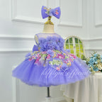 Flower Fairy Princess Dress Baby Birthday Dress Host's pageant-style gown｜KLFFIGID