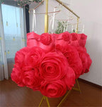 Hand-made Fuchsia Rose Flower Girl Dress for Weddings | KLFFIGID