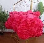 Hand-made Fuchsia Rose Flower Girl Dress for Weddings | KLFFIGID