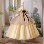 Banquet high-end party evening dress performance wedding girl princess dress