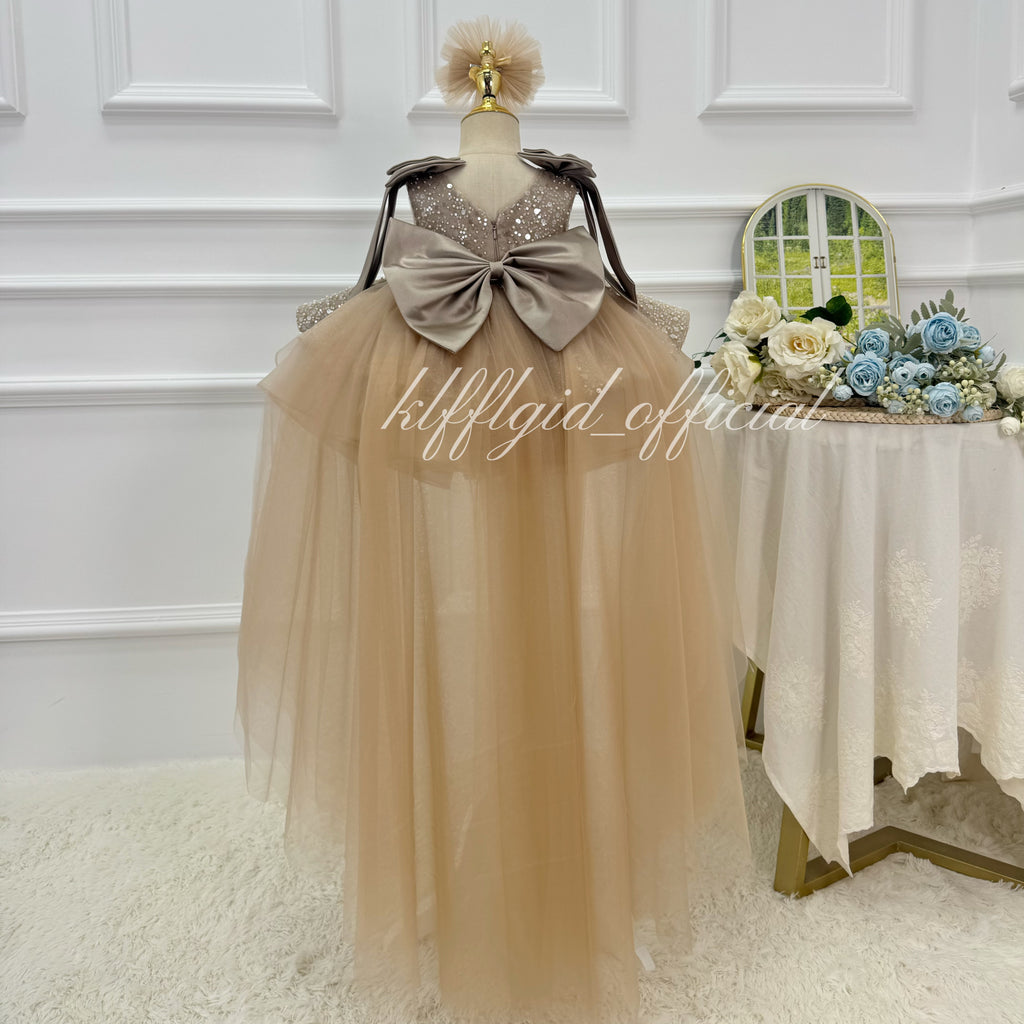 Birthday Dress Pageant Dress for Girls Wedding Ceremony skirt | KLFFIGID