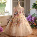 Floral dresses, wedding dresses, birthday party dresses, baby dresses, princess dresses for girlsess