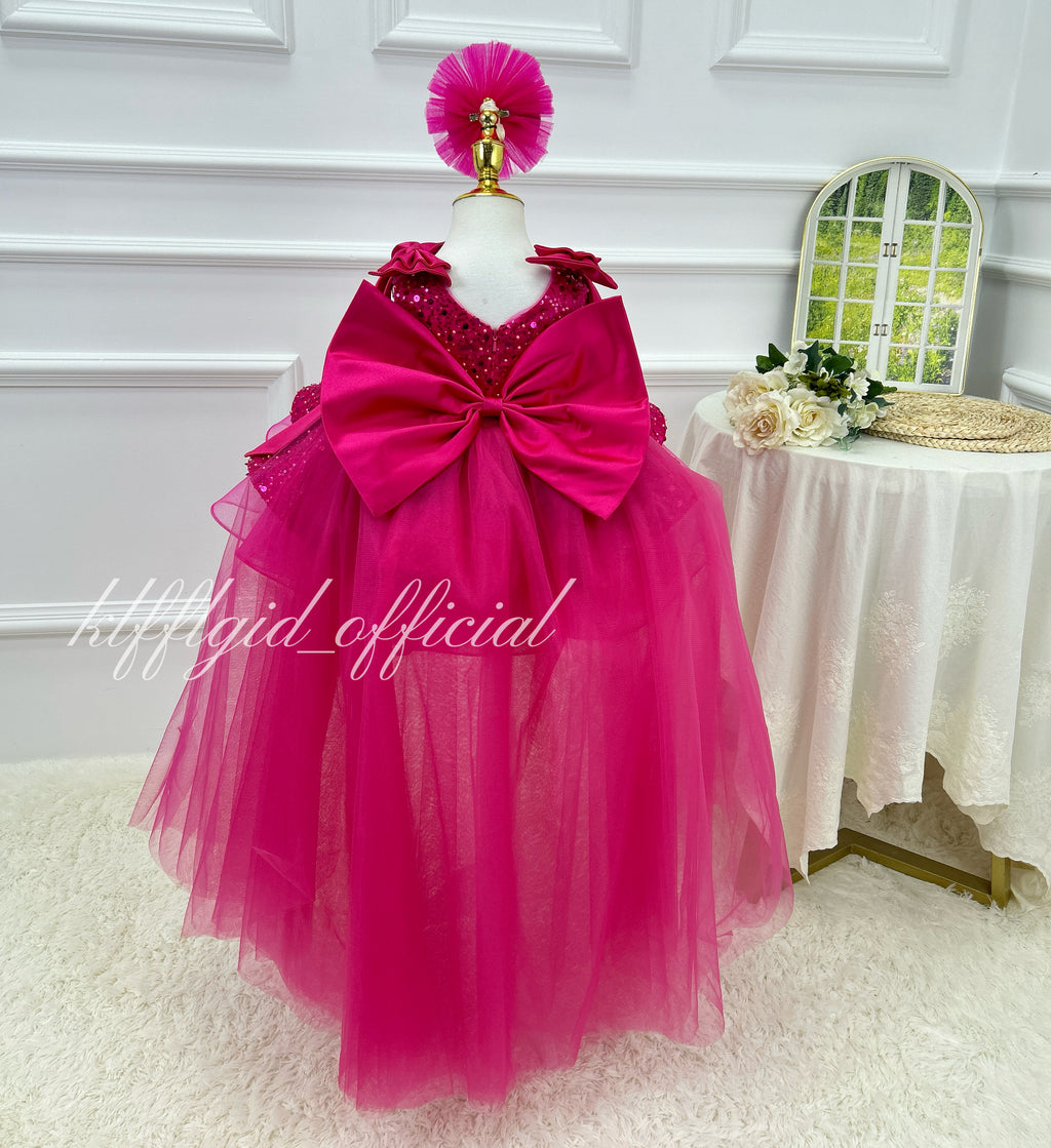 Birthday Dress Pageant Dress for Girls Wedding Ceremony skirt | KLFFIGID