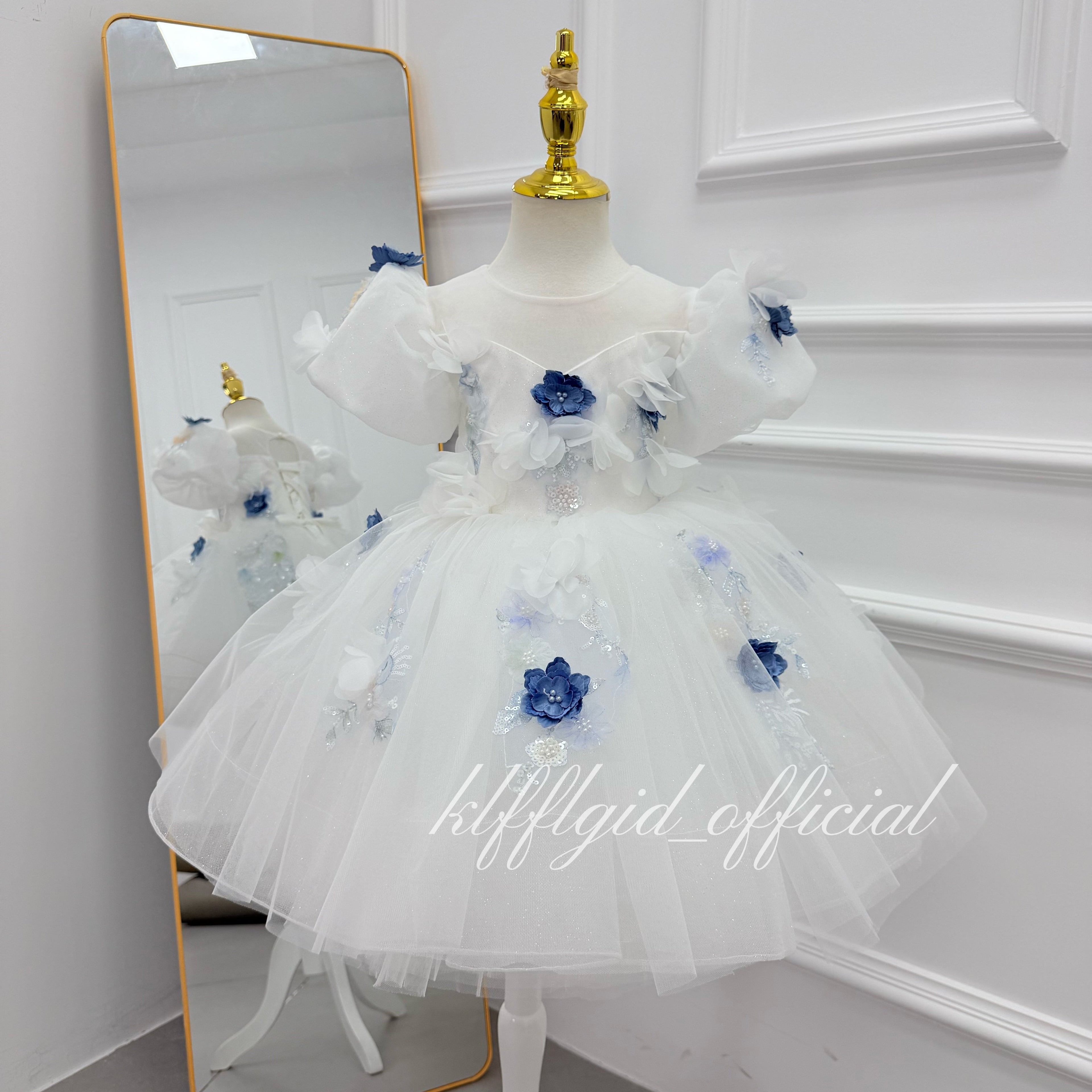 Wedding Party Dress Baby birthday dress Luxury Princess Style | KLFFIGID