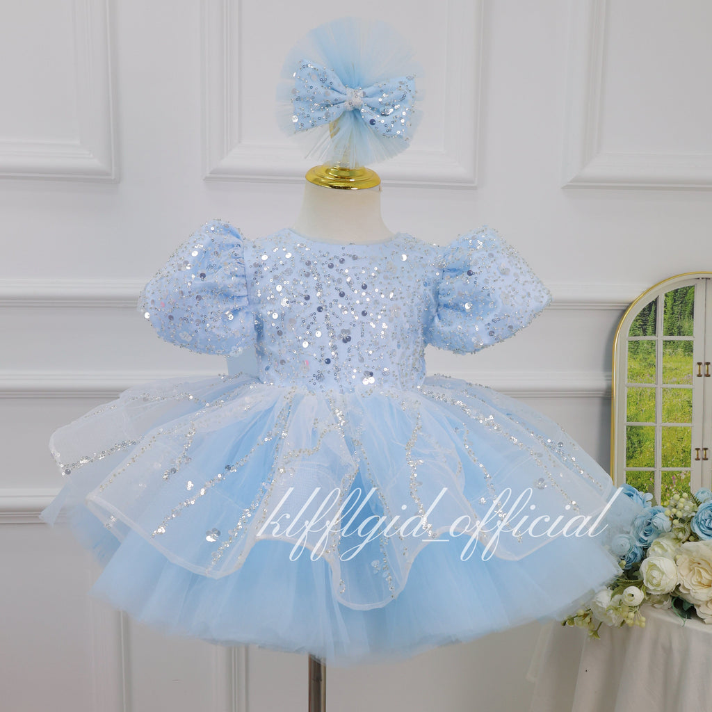 1st Birthday Flower Girl & Pageant Dress | KLFFIGID