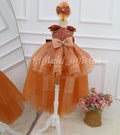 1-year-old baby birthday dress gorgeous Wedding flower girl dress Baby Party Frock | KLFFLGID