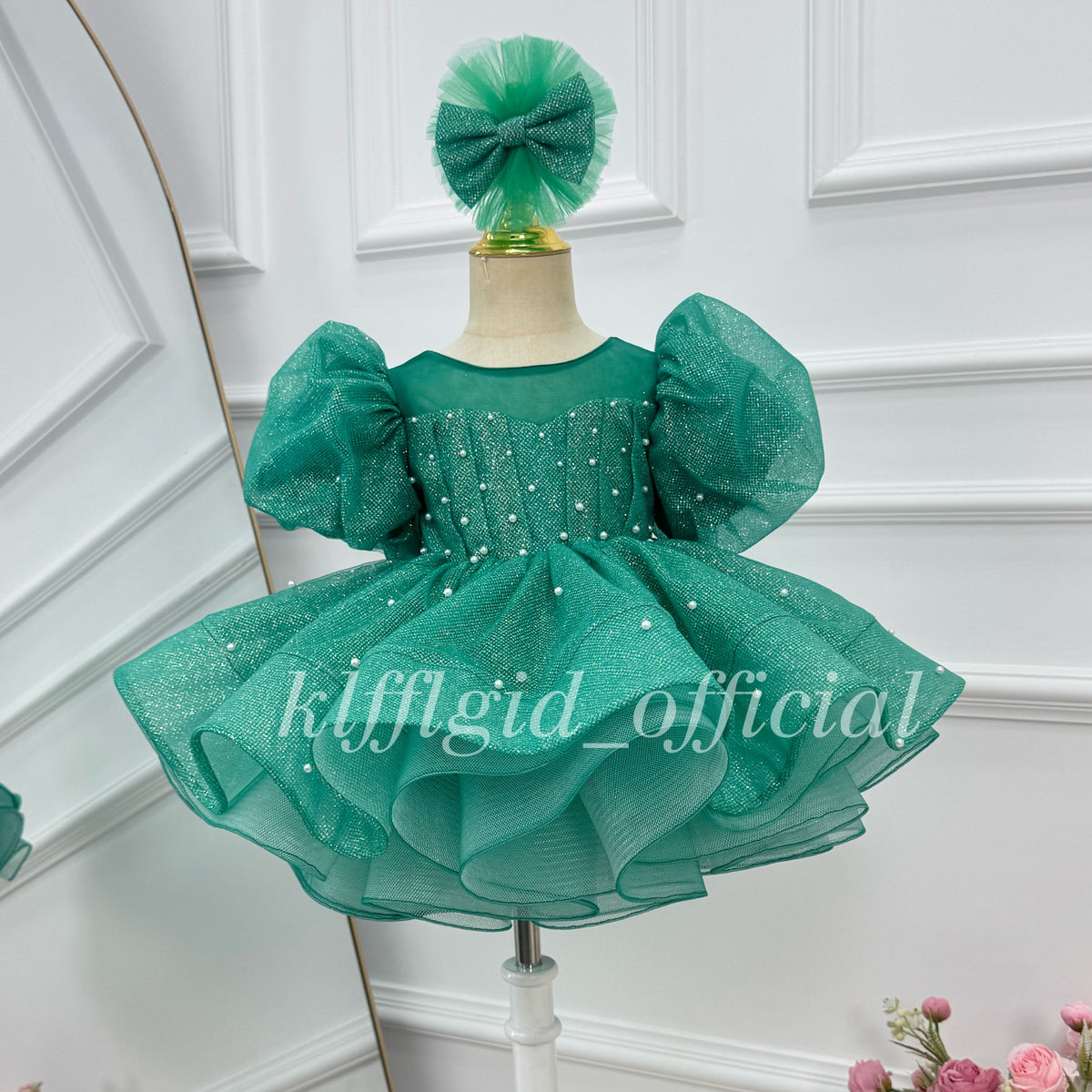 Baby Birthday Dress Toddler Princess Gown Elegant Princess Costume｜KLFFIGID