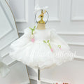 Baby Birthday Dress Stylish floral long-sleeve dress Wedding flower girl｜KLFFIGID