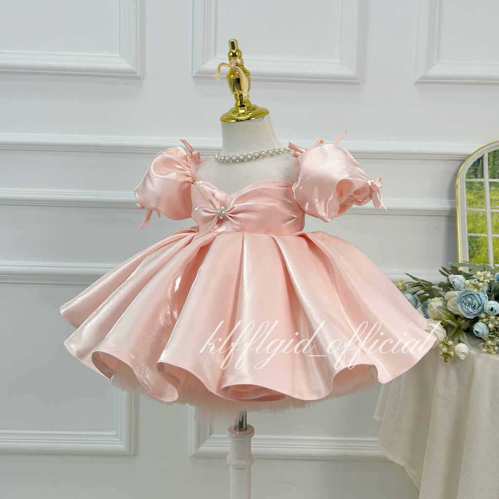 Wedding Flower Girl Dress Baby Birthday Dress Host's evening gown｜KLFFIGID