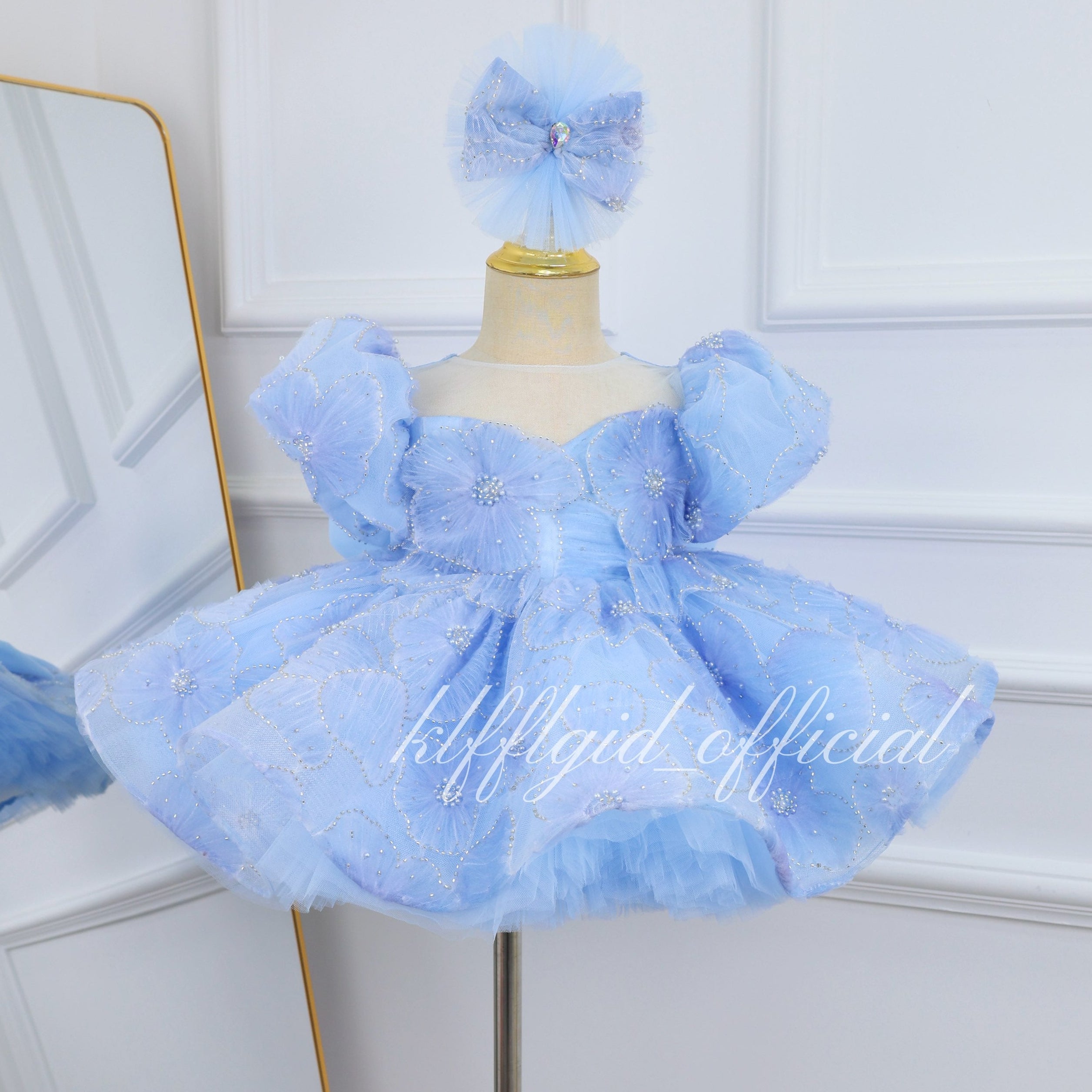 Baby Birthday Dress Flower Girl Dress Luxury Girls Couture