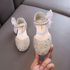 Shiny Princess Shoes Delicate Bow Decorations Full of Princess Charm