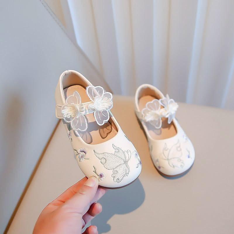 Sweet Floral Decor Girls' Shoes Dreamy Princess Style Little Princess's Favorite Floral Shoes
