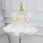 Wedding Flower Girl Dress Baby Birthday Dress Luxurious Pageant Gown｜KLFFIGID