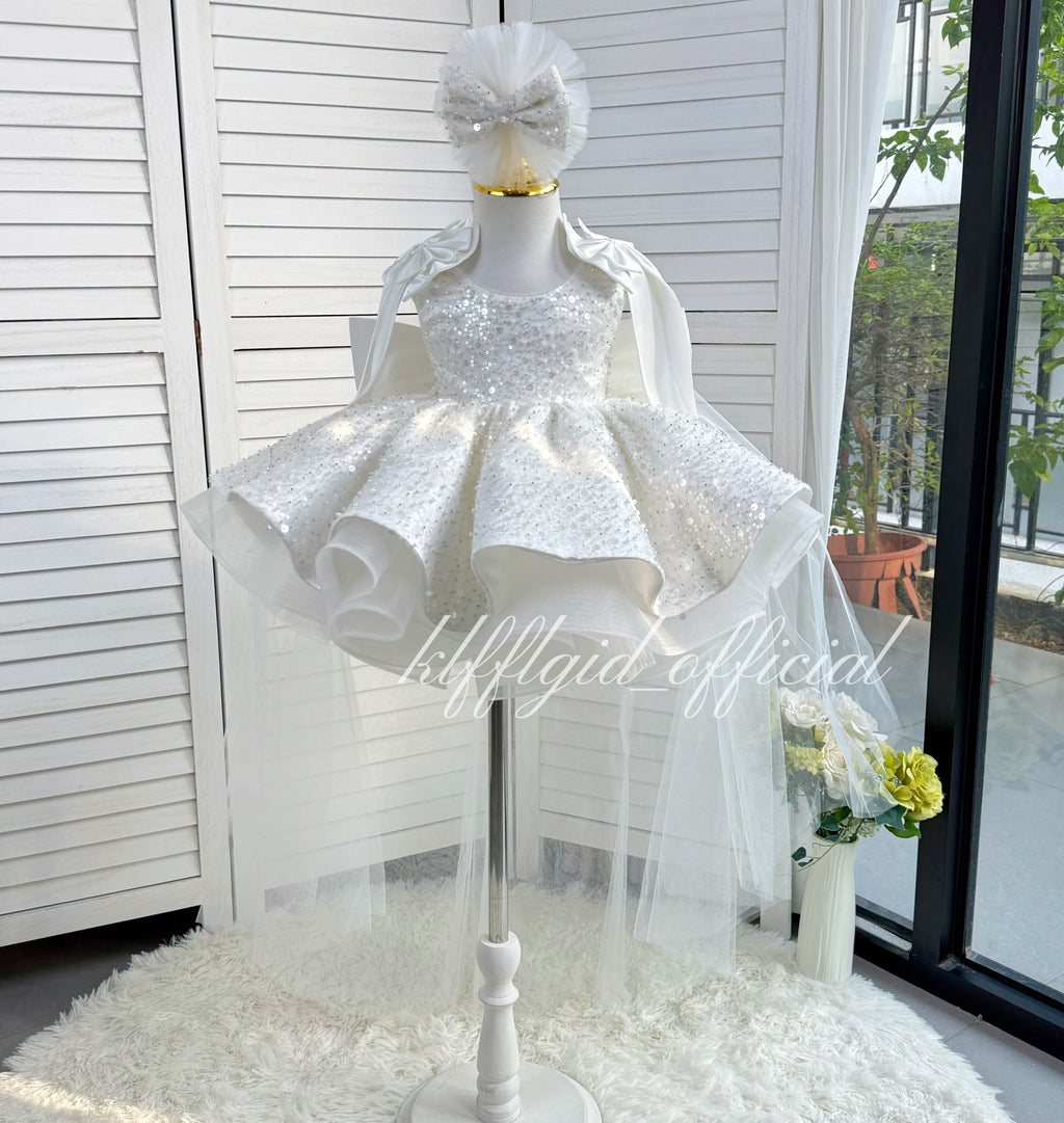 Birthday Dress Pageant Dress for Girls Wedding Ceremony skirt | KLFFIGID