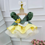 Princess-themed party dress Baby birthday outfit Pageant gowns for girls｜KLFFIGID