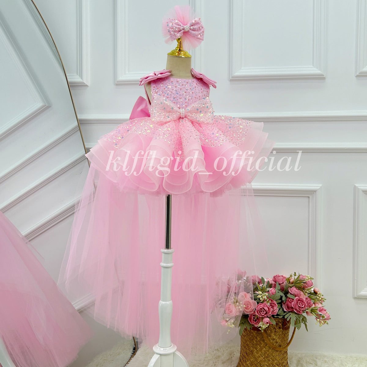 Baby & Girls' Glamorous Birthday Party Dress | KLFFIGID