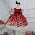 Polka-Dot Princess Ball Gown & Baby Birthday Dress | KLFFLGID