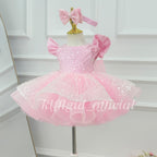 Baby Birthday Dress Glamorous sequined pageant gown for girls | KLFFIGID