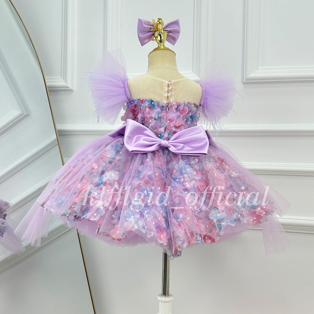 Baby Birthday Dress Wedding flower girl Elegant pageant dress for girls｜KLFFIGID