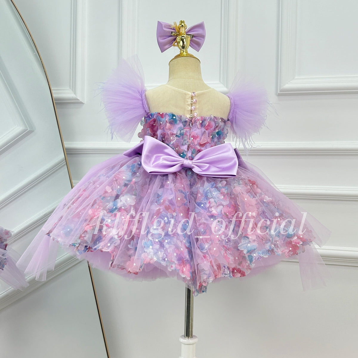 Baby Birthday Dress Wedding flower girl Elegant pageant dress for girls｜KLFFIGID