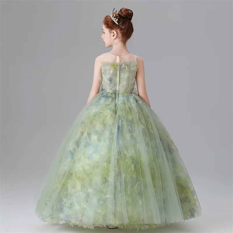 Elegance Dreamy Princess Dress Elegant Girl's Formal Dress for Birthday party clothes