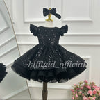 Baby Birthday Dress Glamorous sequined pageant gown for girls | KLFFIGID