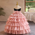 Sleeveless birthday party girl princess dress, baby girl cake dress, stage performance evening dress, girl dress, photo shoot long dress