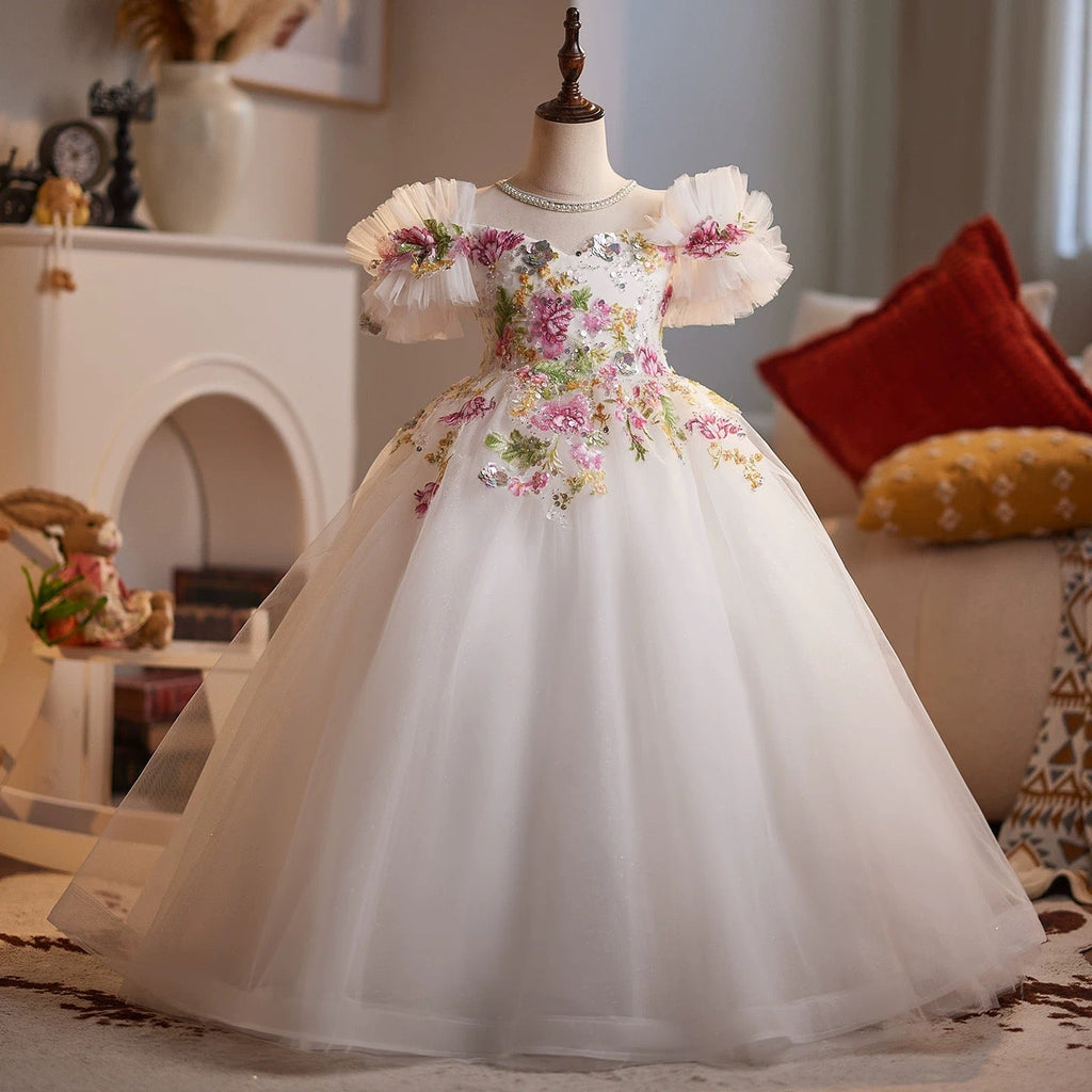 Ball gowns, flower girl wedding dresses, birthday party girl princess dresses, baby dresses, special occasion evening dresses