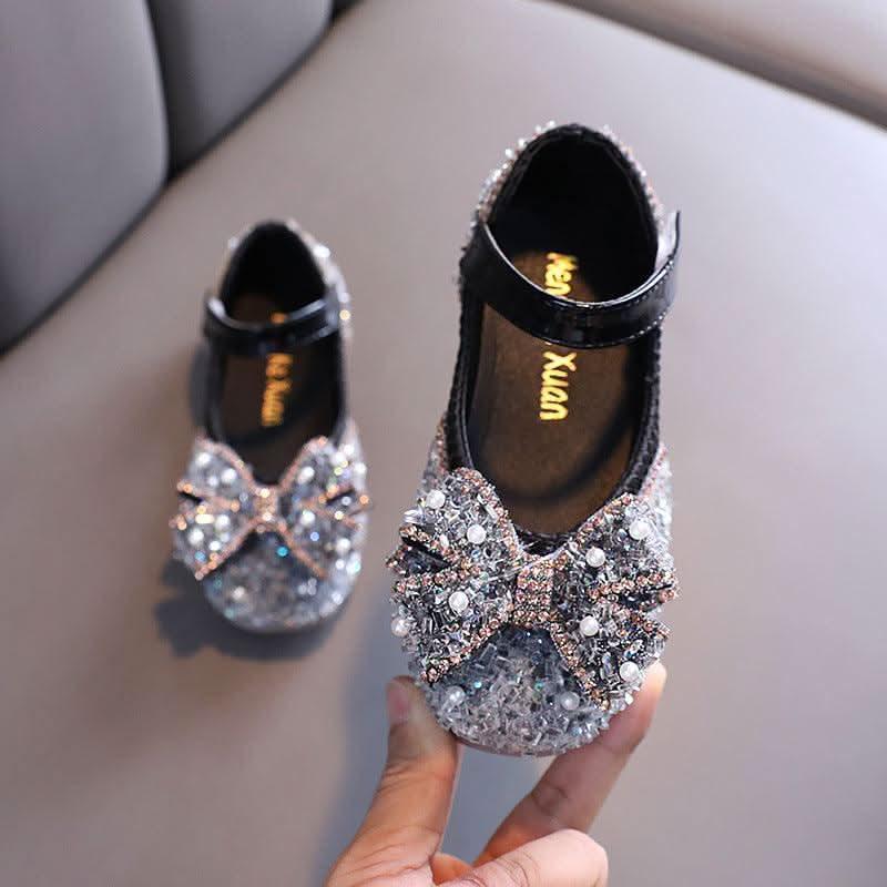 Shimmering Crystal Shoes Little Princess' Sparkling Choice Crystal Shoes for Girls