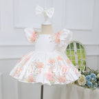 Fashion Baby's Birthday Dress Elegant Embroidered Floral Dress for Girls  | KLFFIGID