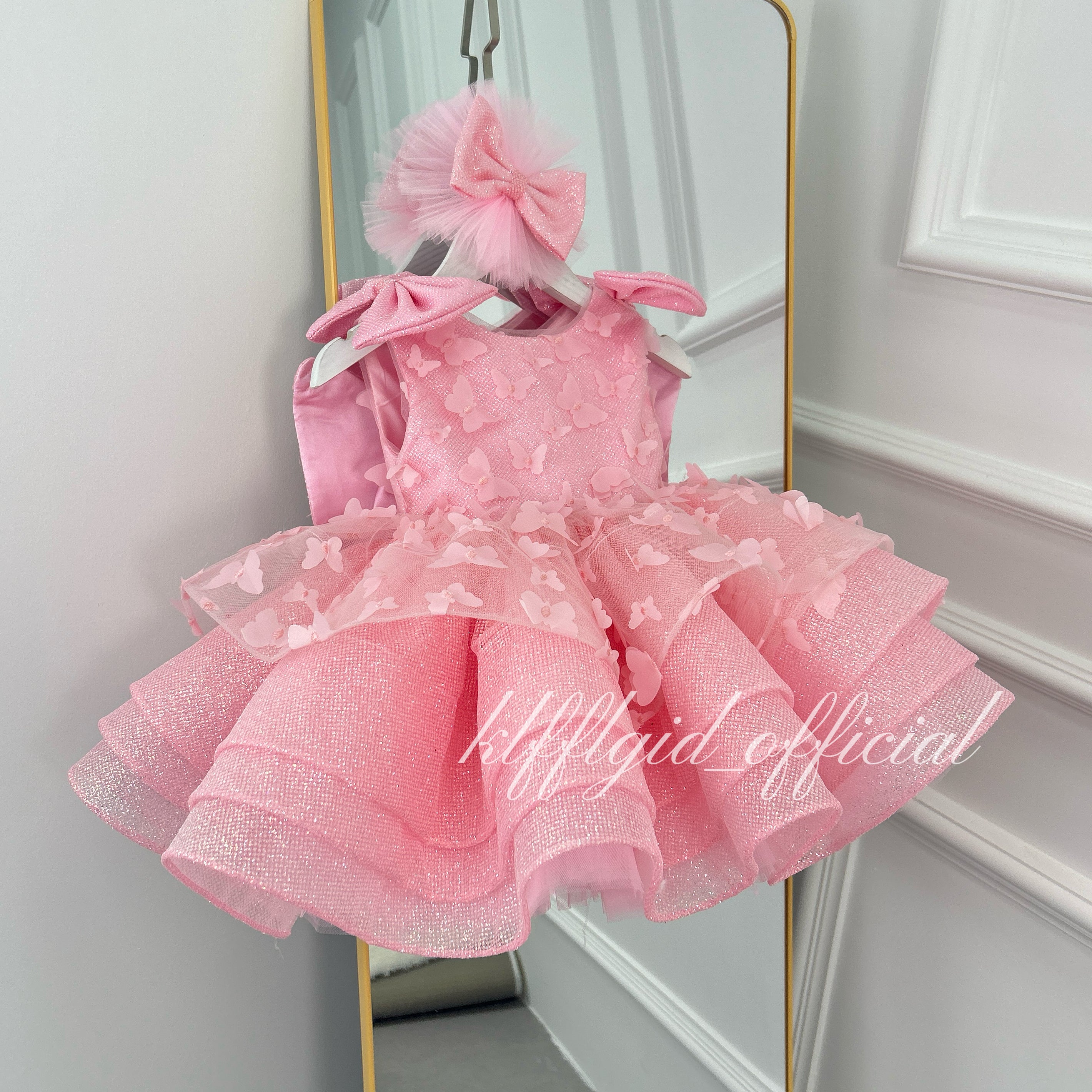 Sparkly Baby Girl Princess Dress for 1st Birthday & Photoshoots | KLFFIGID