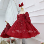 Toddler Birthday dress Christmas Party Dress Elegant Princess Costume｜KLFFIGID