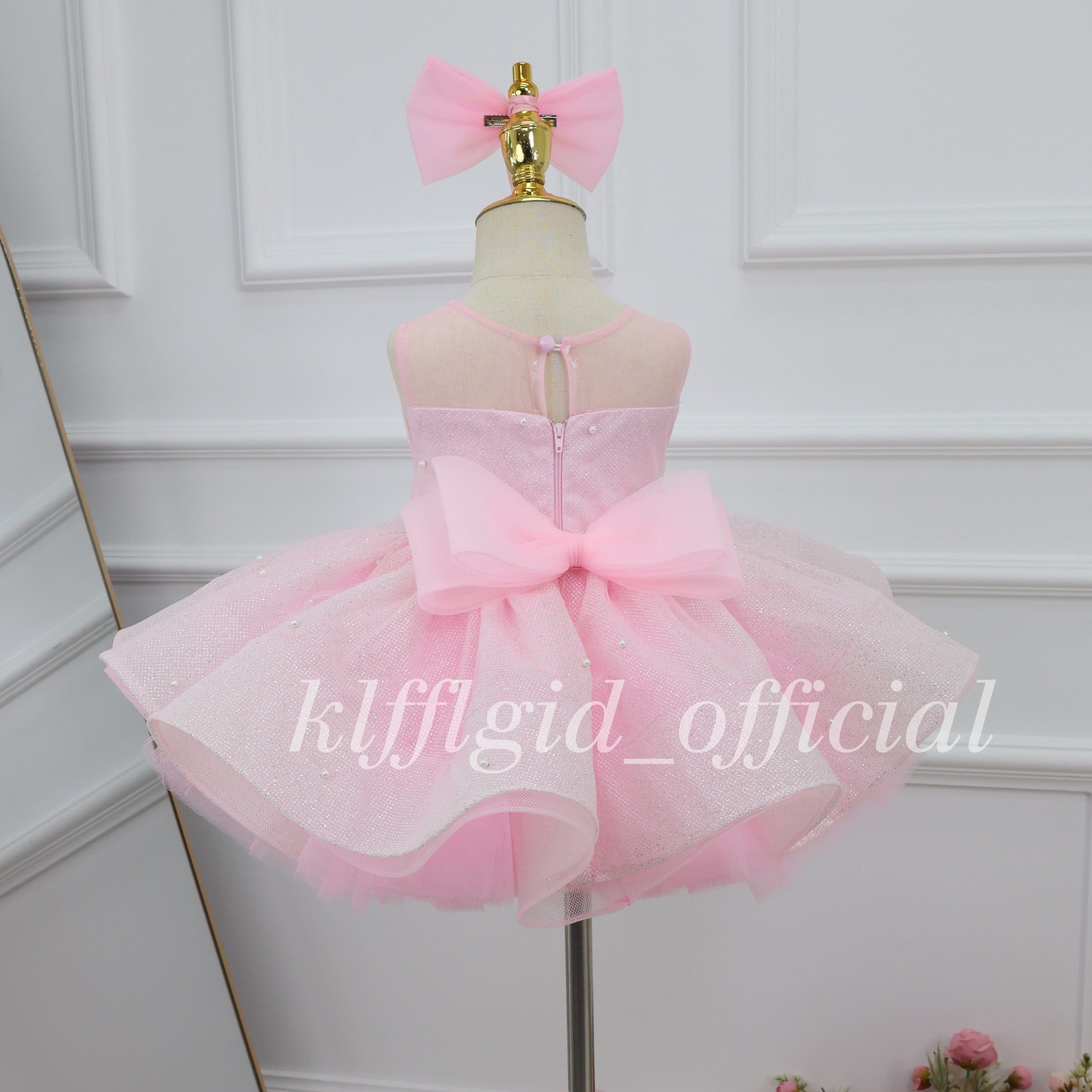Sparkle Sequin Ball Gown Toddler Birthday dress Elegant Princess Costume｜KLFFIGID