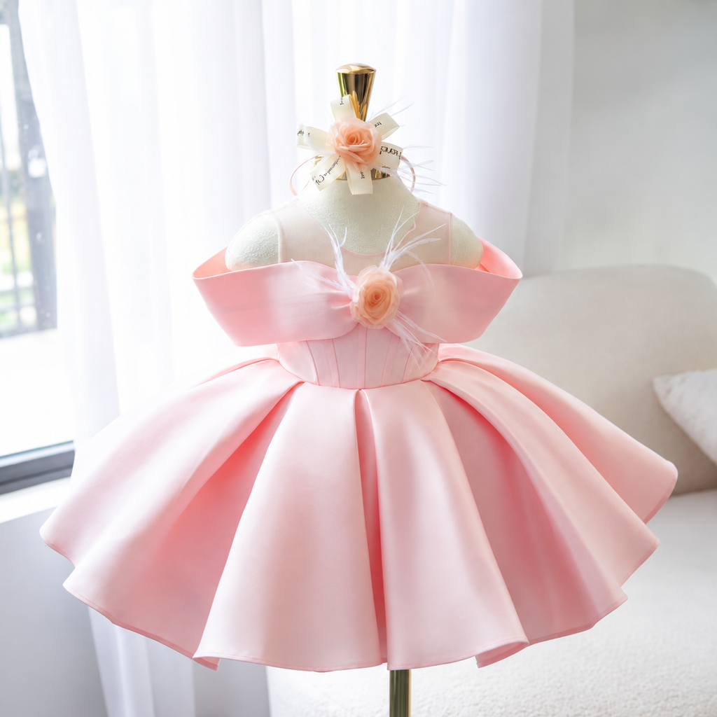 Ball Gown Girls Dress Baby Birthday Dress Kids Luxury Gown｜KLFFIGID