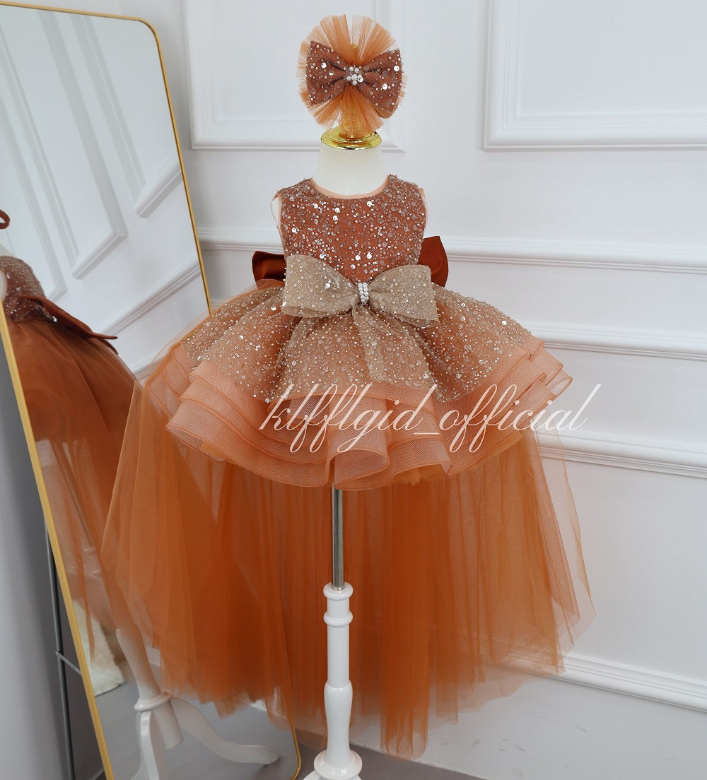 Birthday Princess Dress Glamorous Sequin Pageant Dress | KLFFIGID