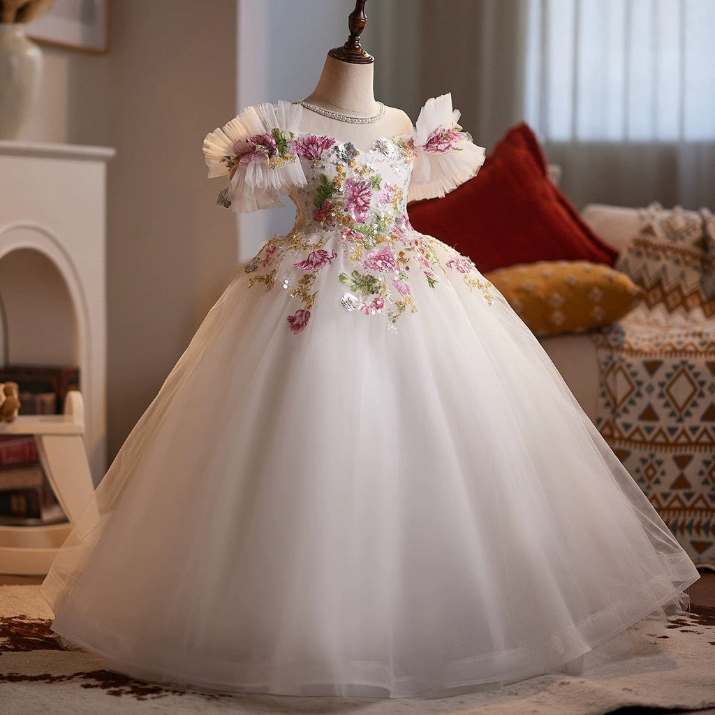 Ball gowns, flower girl wedding dresses, birthday party girl princess dresses, baby dresses, special occasion evening dresses