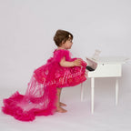 Baby First Birthday Bow Tail Princess Dress Party Frock | KLFFIGID