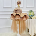 Stylish One-Shoulder Pageant Gown & Flower Girl Dress | KLFFLGID
