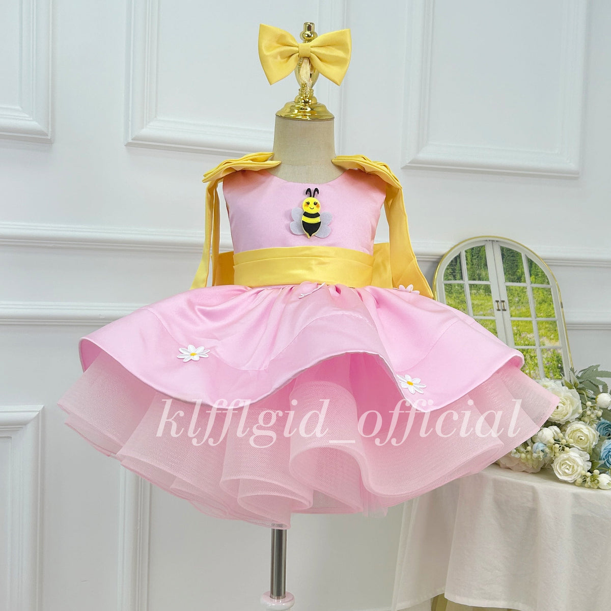 Tulle Birthday Dress Bee-themed party dress Princess Theme Party｜KLFFIGID