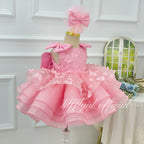 Sparkly Baby Girl Princess Dress for 1st Birthday & Photoshoots | KLFFIGID