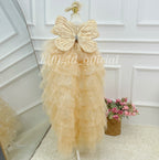 Luxurious Princess Dress with Train for Girls Baby's birthday party dress | KLFFLGID