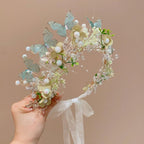 Sparkling Princess Floral Headband Sparkling Garden Hair Accessories