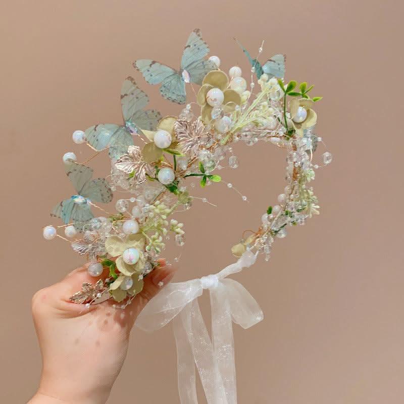 Sparkling Princess Floral Headband Sparkling Garden Hair Accessories