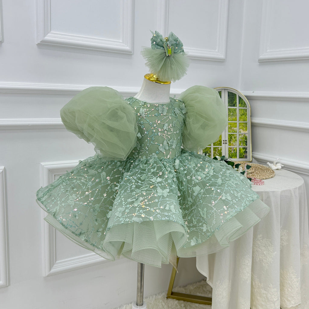 Baby 1st Birthday Dress & Flower Girl Gown for Wedding | KLFFIGID
